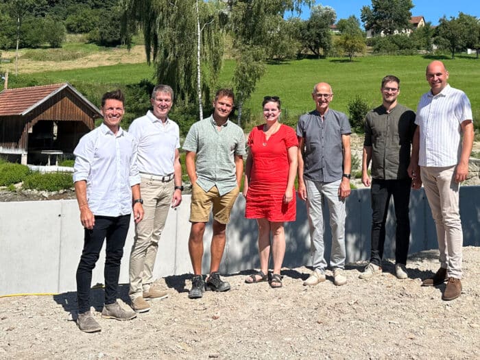 Baustart Klimahaus Bad Dachsberg mit Projektbeteiligten
